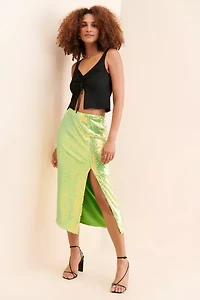 Glamorous Sequin Midi Skirt