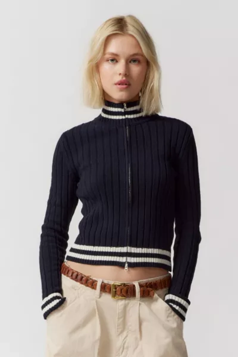 BDG Bella Zip-Up Cardigan