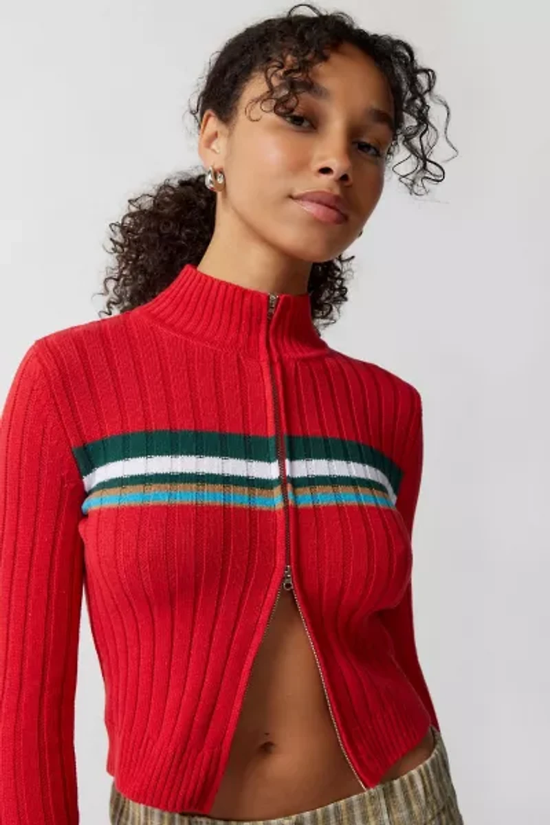 BDG Bella Zip-Up Cardigan