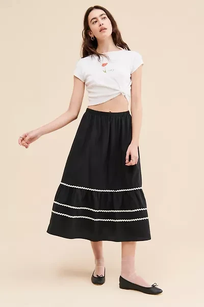 Mariana Tiered Midi Skirt