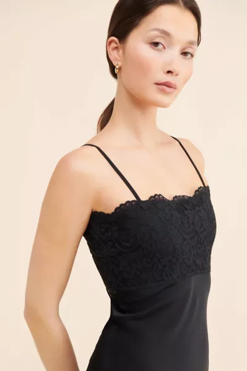 4SI3NNA Hattie Slip Midi Dress