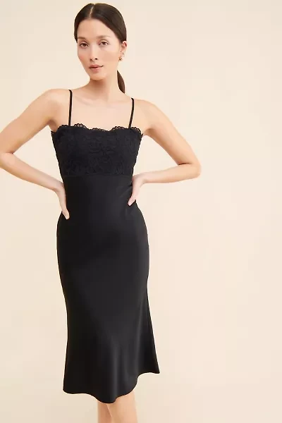 4SI3NNA Hattie Slip Midi Dress