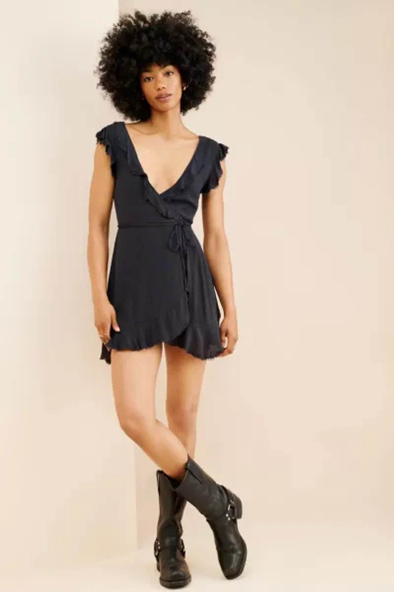 Ruby Wrap Mini Dress