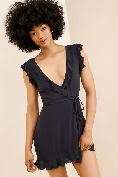 Ruby Wrap Mini Dress