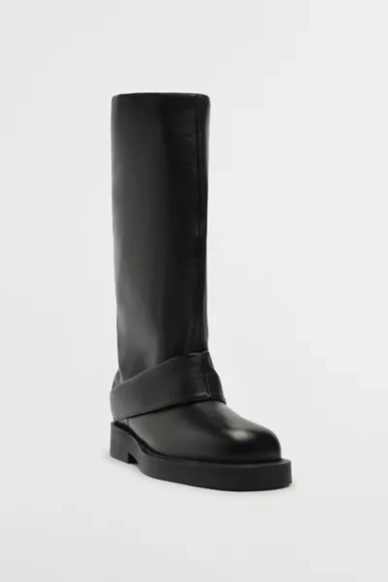 Schutz Leather Keira Foldover Boot