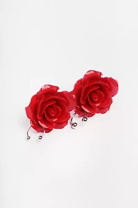 Tootsie Jewelry Siouxsie Pierced Rose Earrings