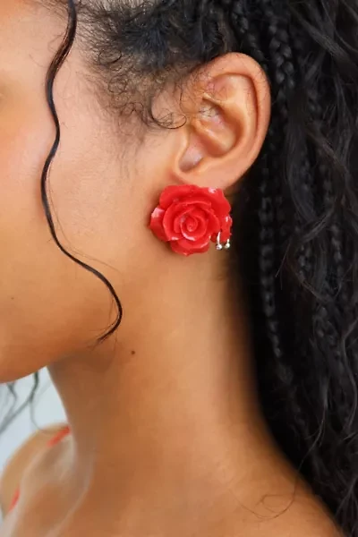 Tootsie Jewelry Siouxsie Pierced Rose Earrings