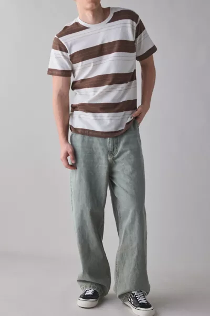 Katin Greg Stripe Pattern Cotton Tee