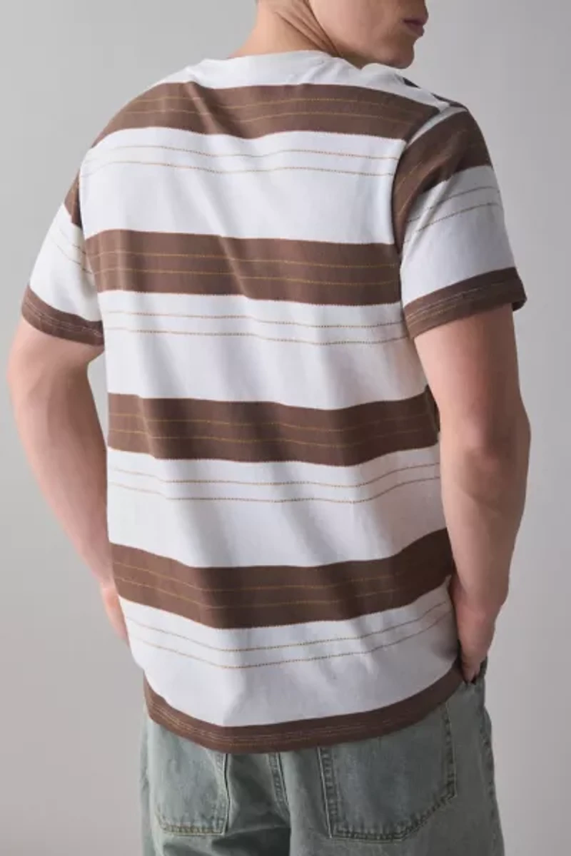 Katin Greg Stripe Pattern Cotton Tee