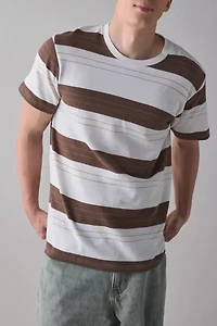 Katin Greg Stripe Pattern Cotton Tee
