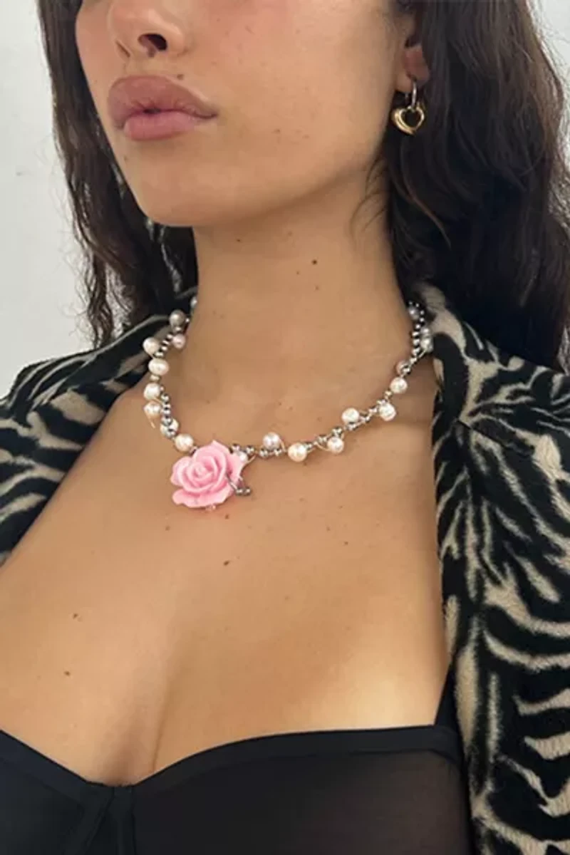 Tootsie Jewelry Zizi Rose Necklace