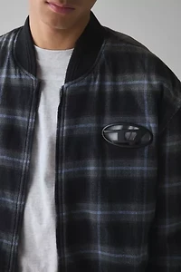 Diesel J-Saint Plaid Bomber Jacket