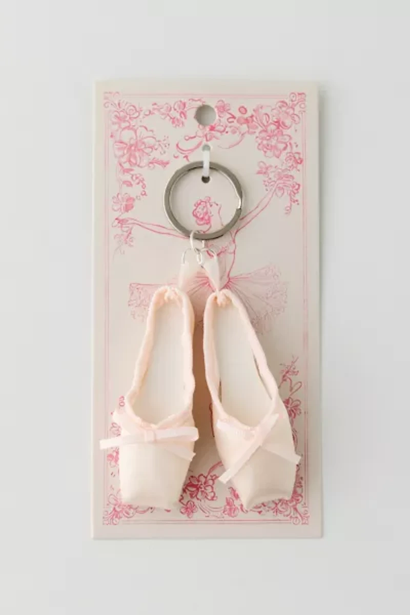 Ballet Slippers Keychain