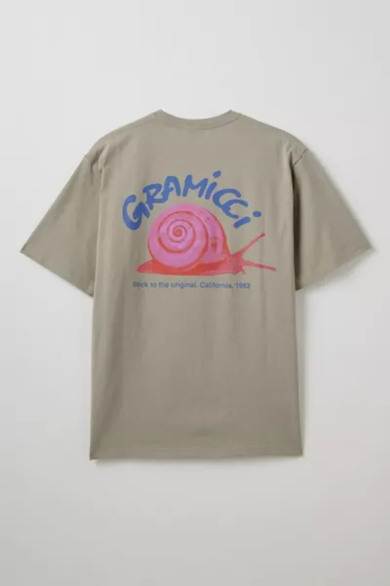 Gramicci Snail Cotton Graphic Tee
