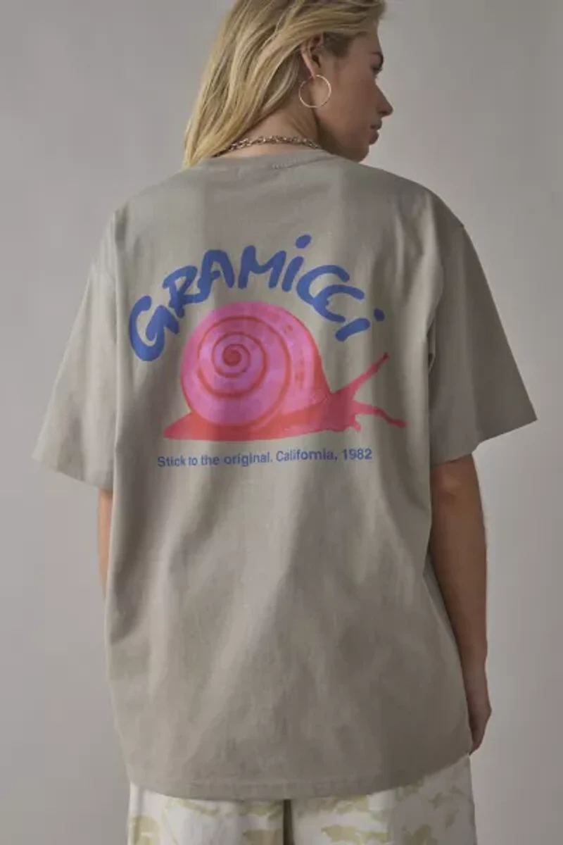 Gramicci Snail Cotton Graphic Tee