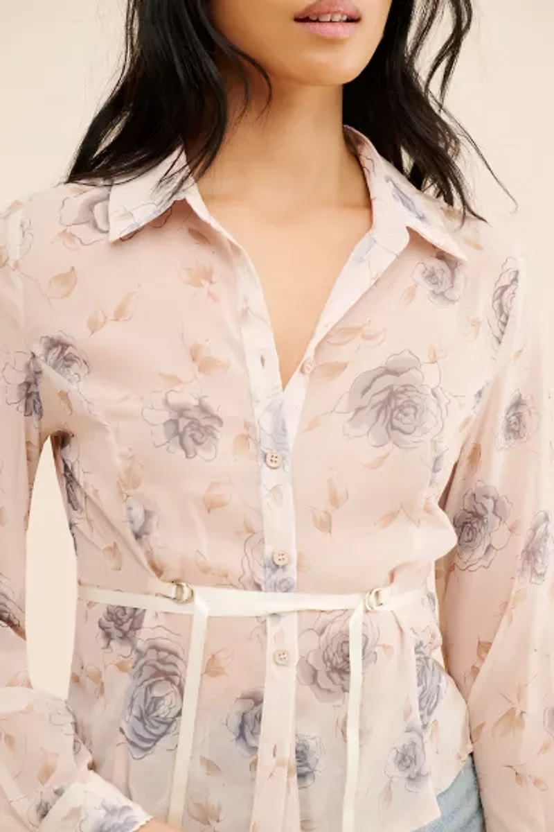 Motel Christabel Sheer Shirt