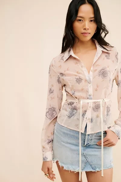 Motel Christabel Sheer Shirt