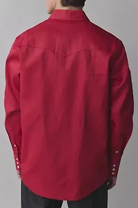 Wrangler Twill Western Work Shirt