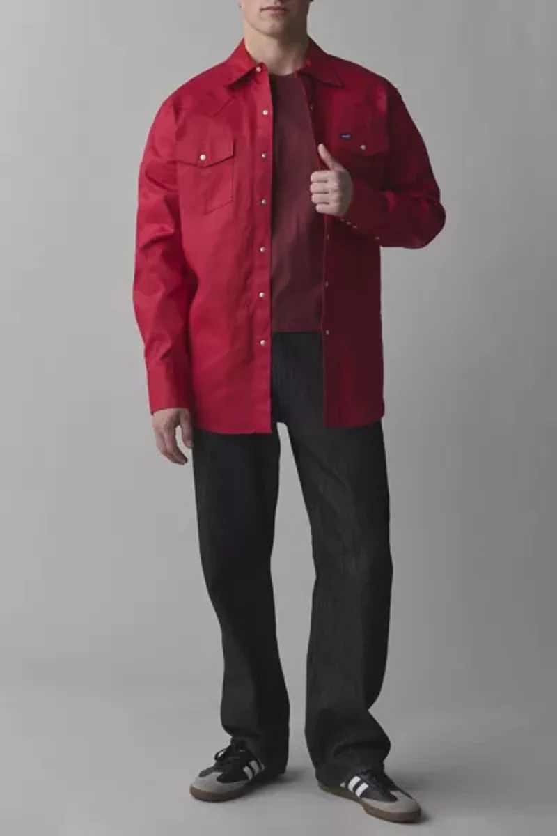 Wrangler Twill Western Work Shirt