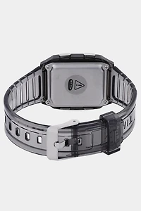 Timex Q LCA Alarm Quartz Analog-Digital Clear Resin Watch