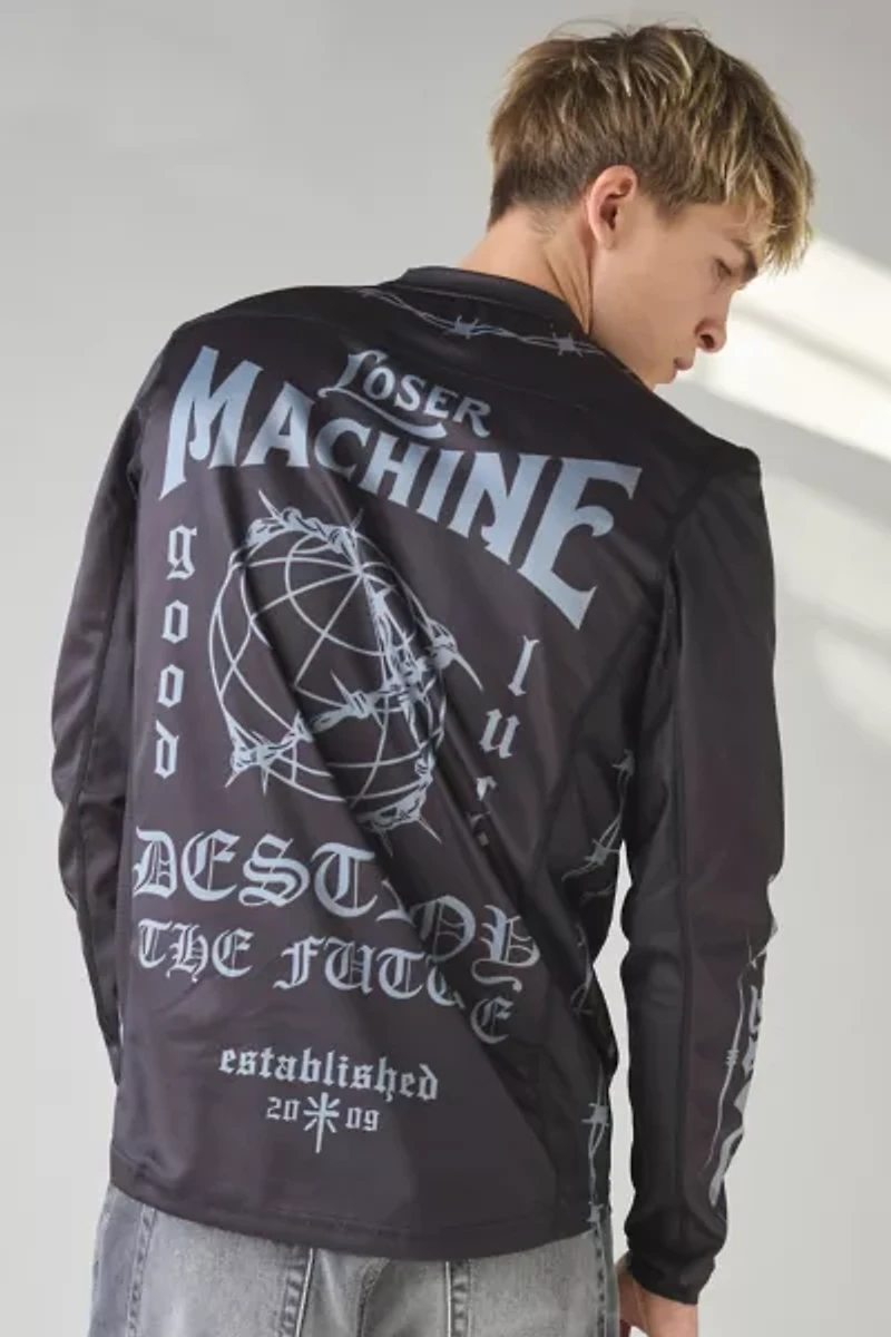Loser Machine Chaos Graphic Long Sleeve Tee