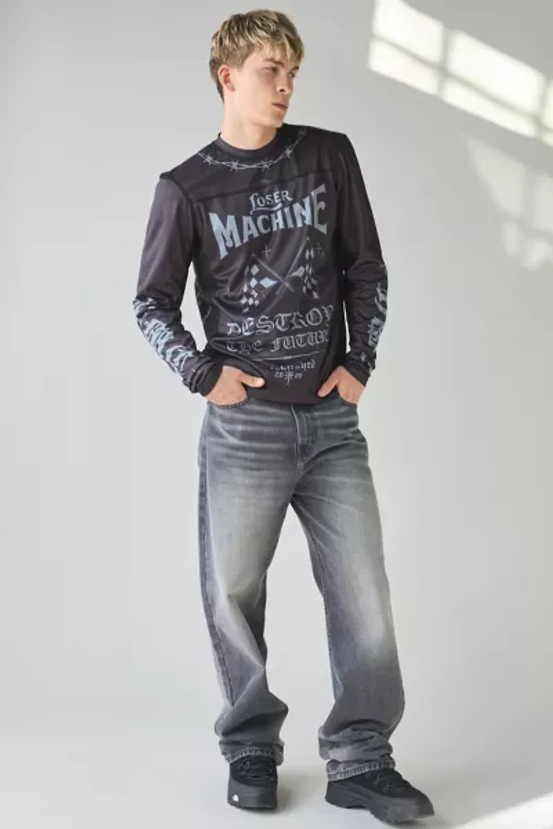 Loser Machine Chaos Graphic Long Sleeve Tee