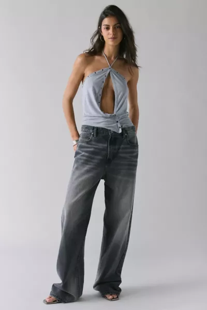 Jaded London Zeila Cut-Out Drape Halter Top
