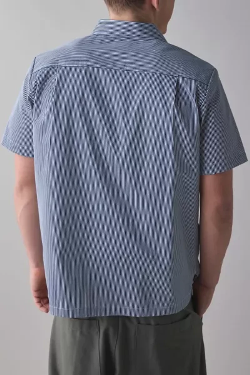 Dark Seas Nelson Graphic Print Woven Short Sleeve Shirt
