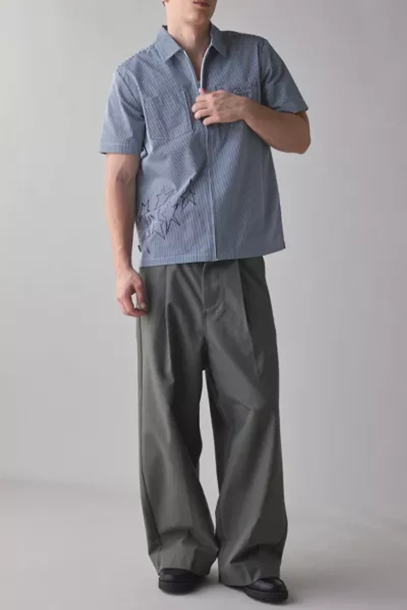 Dark Seas Nelson Graphic Print Woven Short Sleeve Shirt