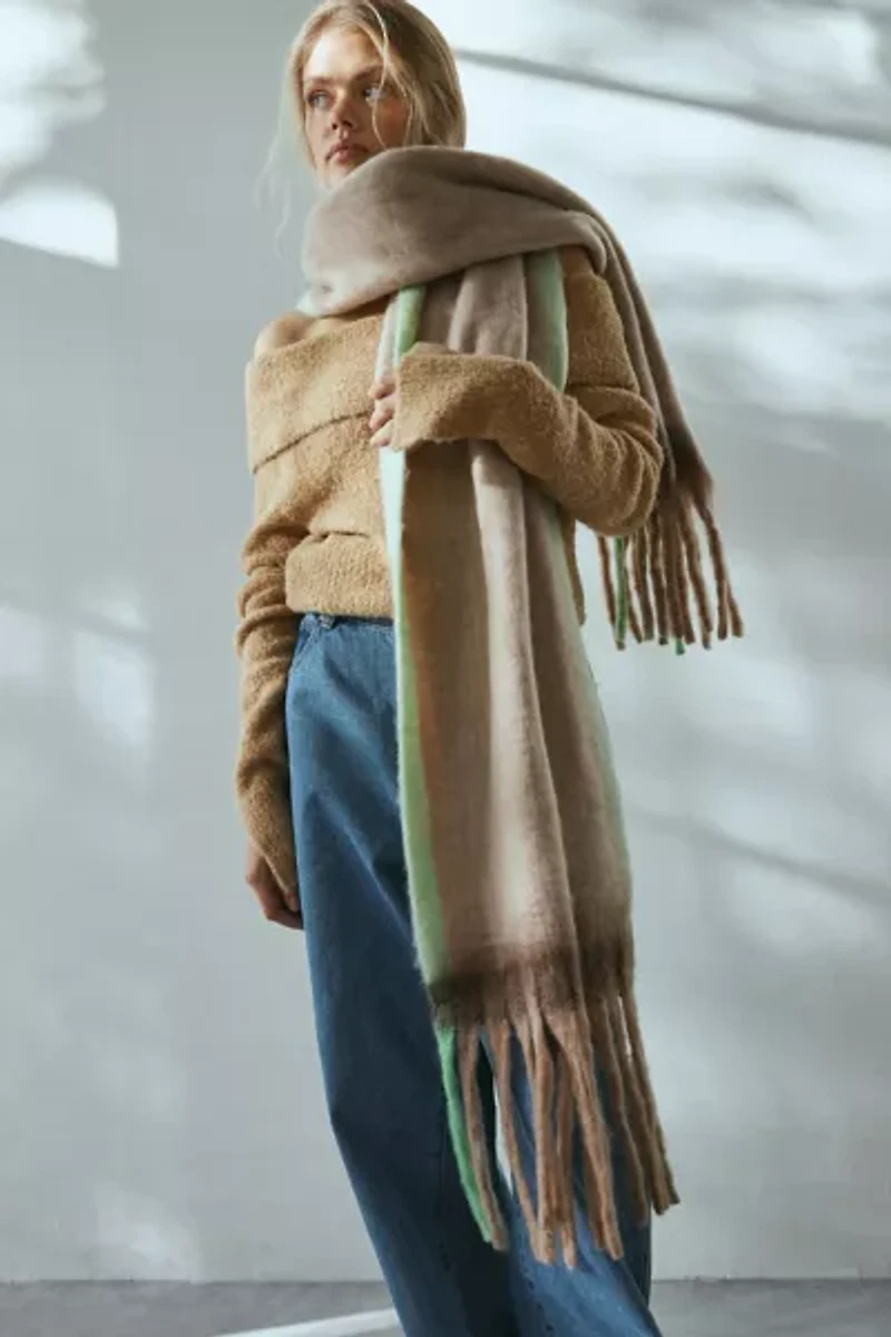 Cozy Woven Oversized Scarf