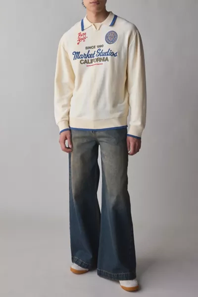 Market Pure Gold Icon Collared Sweater
