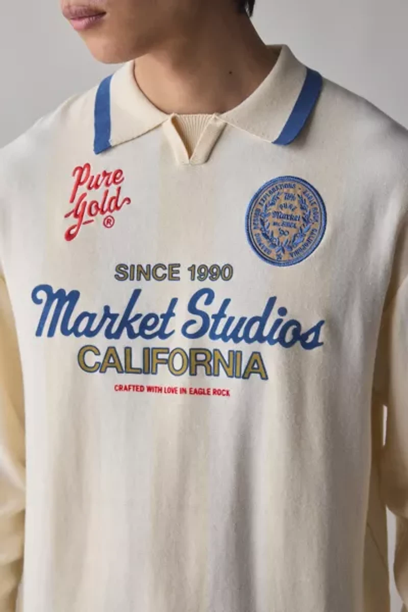 Market Pure Gold Icon Collared Sweater