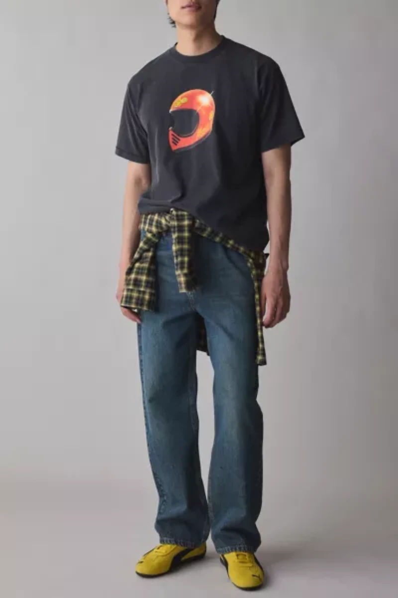 Market X Smiley Full Face Helmet Graphic Tee