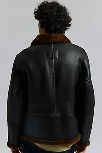 Schott B-6 Sheepskin Collar Jacket