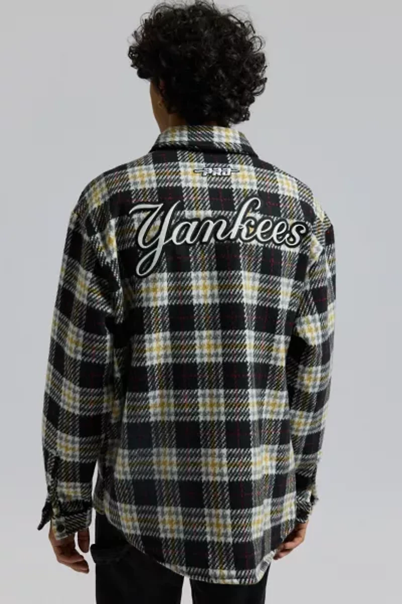 Pro Standard MLB New York Yankees Long Sleeve Flannel Shirt