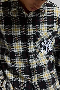 Pro Standard MLB New York Yankees Long Sleeve Flannel Shirt