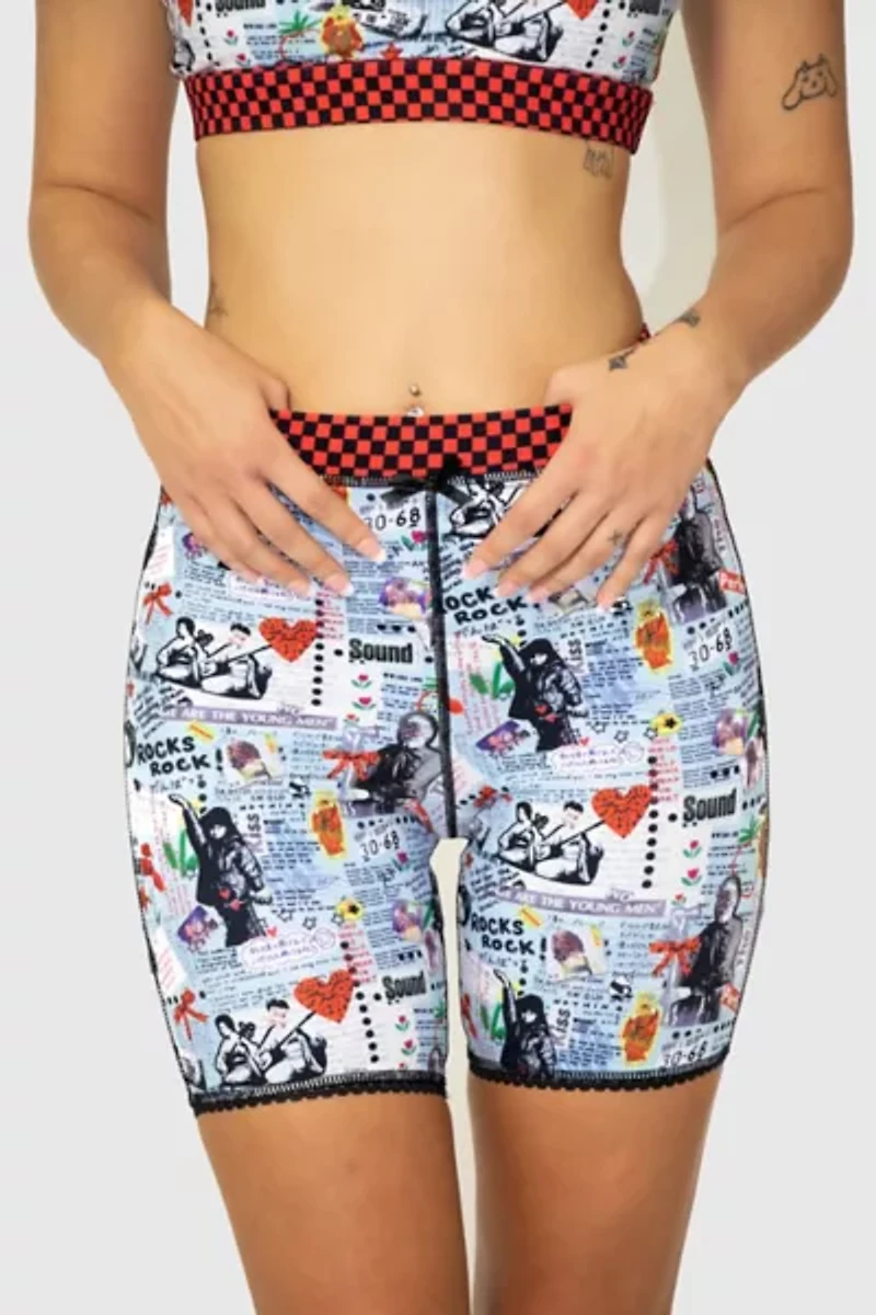 Strawberry Western Lola Bike Short