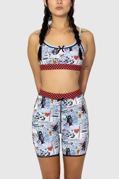 Strawberry Western Lola Bike Short