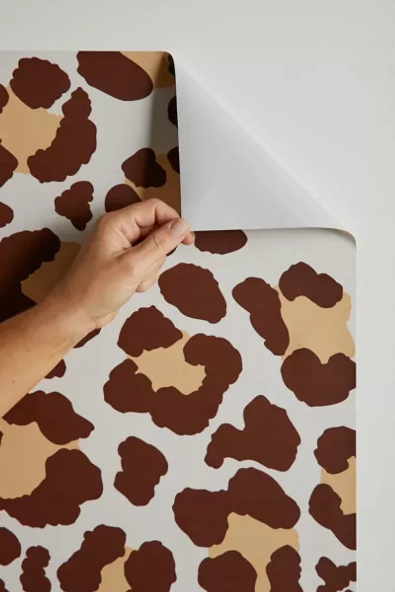 Avenie Leopard Print Removable Wallpaper
