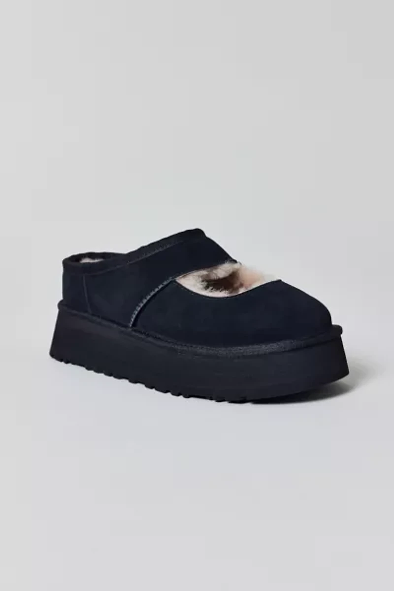 UGG Women's Bea Shearling Platform Mary Jane Shoe