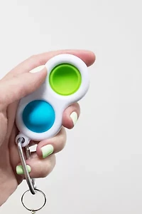 Pop Two Button Toy Keychain