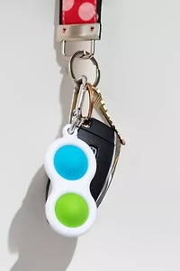 Pop Two Button Toy Keychain