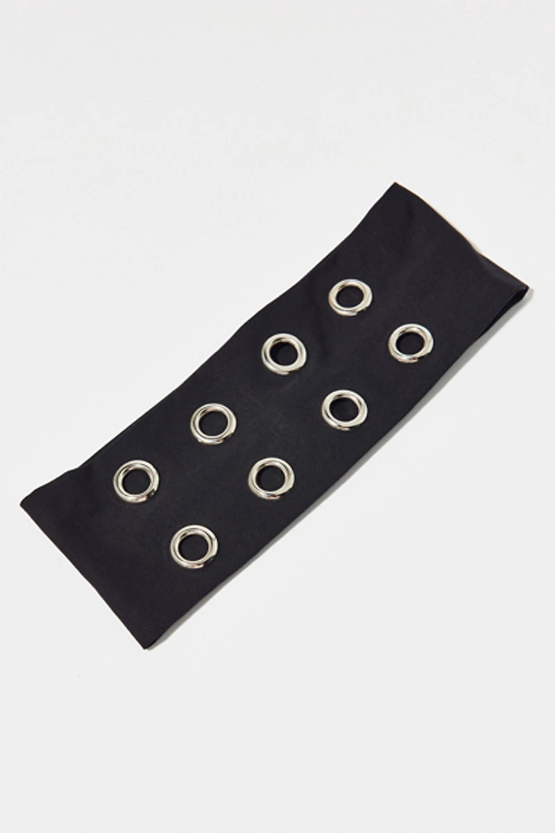Grommet Soft And Stretchy Wide Headband