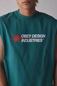 Obey UO Exclusive Industries Graphic Muscle Tee
