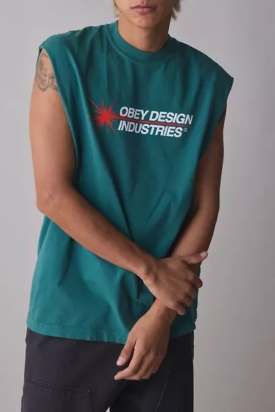 Obey UO Exclusive Industries Graphic Muscle Tee