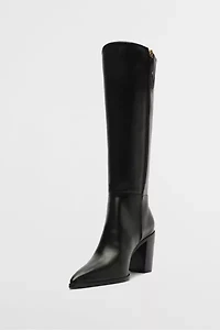 Schutz Mikki Up Block Knee-High Boot
