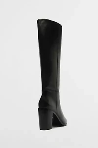 Schutz Mikki Up Block Knee-High Boot