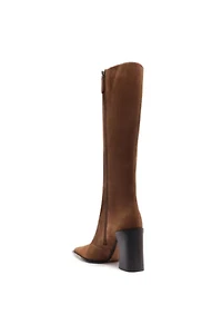 Schutz Raffaela Up Knee-High Suede Boot