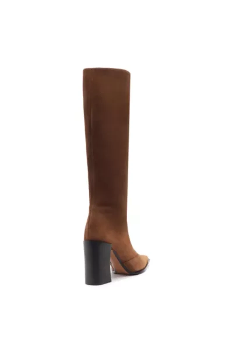 Schutz Raffaela Up Knee-High Suede Boot