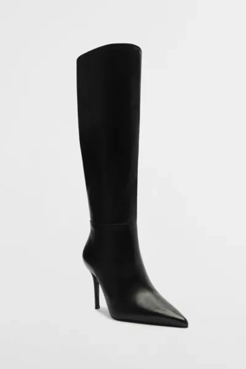 Schutz Leather Mikki Up Knee-High Boot